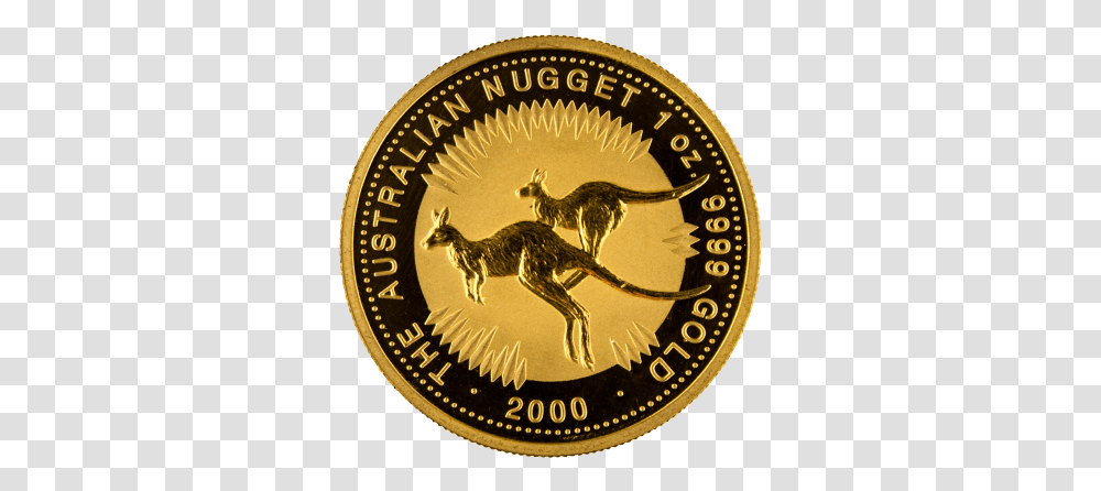 Gold Nugget Mixed Years Australia Coin, Logo, Symbol, Trademark, Money Transparent Png
