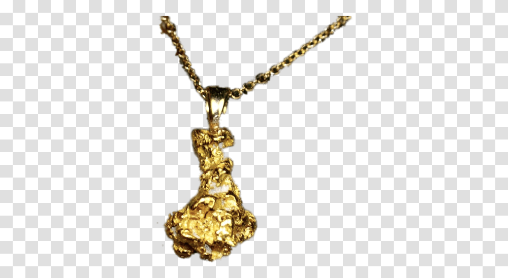 Gold Nugget Necklace Pendant Locket, Jewelry, Accessories, Accessory Transparent Png