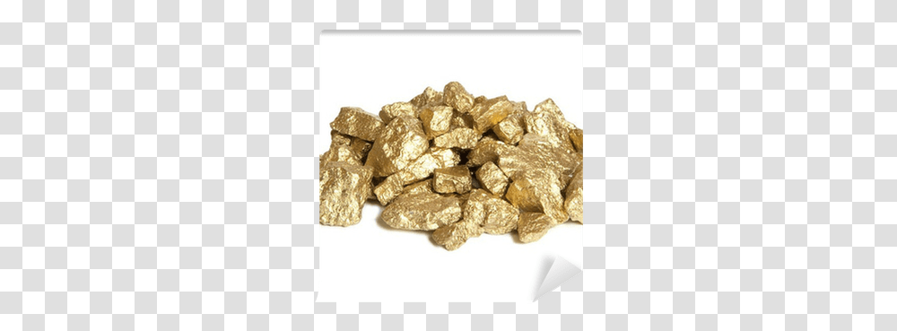 Gold Nugget Wall Mural • Pixers We Live To Change, Sweets, Food, Confectionery, Diamond Transparent Png