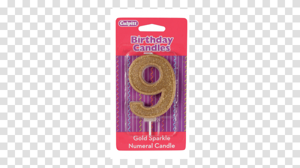 Gold Number Candle Cake Candles Candles, Alphabet, Tape Transparent Png