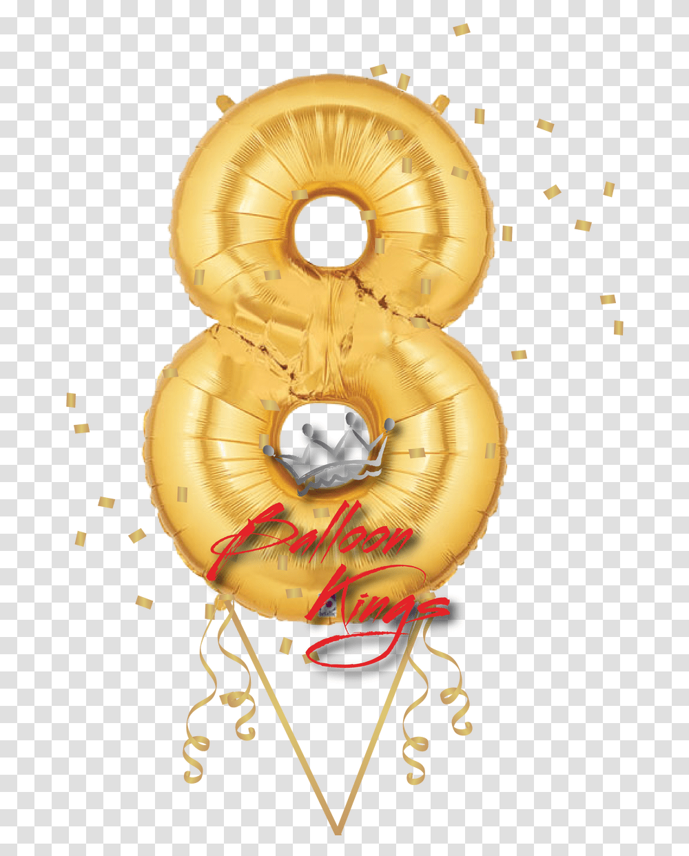 Gold Number Chelovechki Iz Folgirovannih Cifr, Food, Bread, Bagel Transparent Png