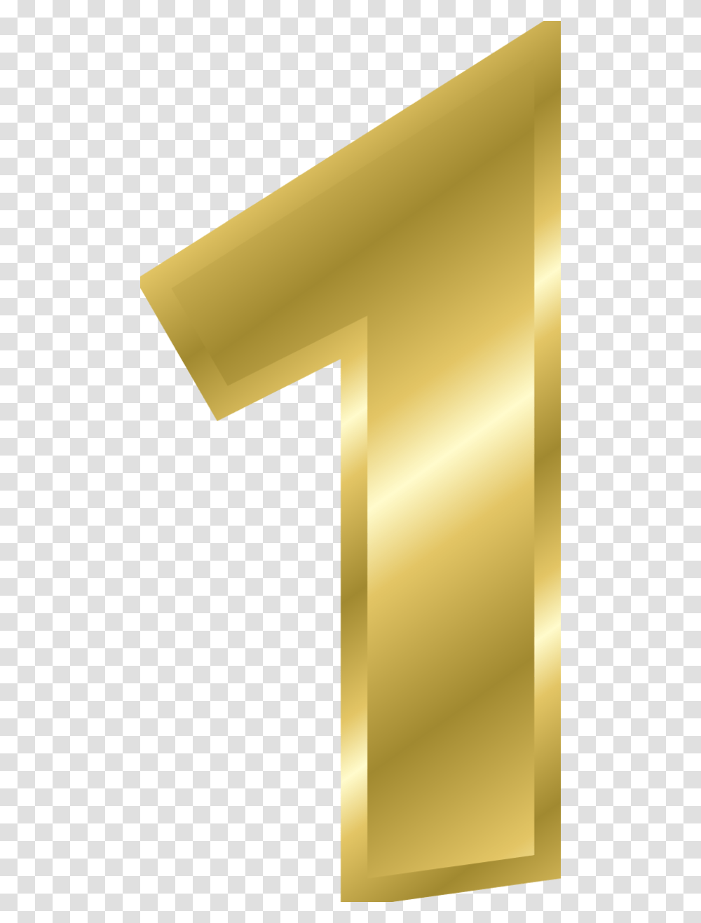 Gold Number Clip Art Gold Number 1 Clipart, Cross Transparent Png
