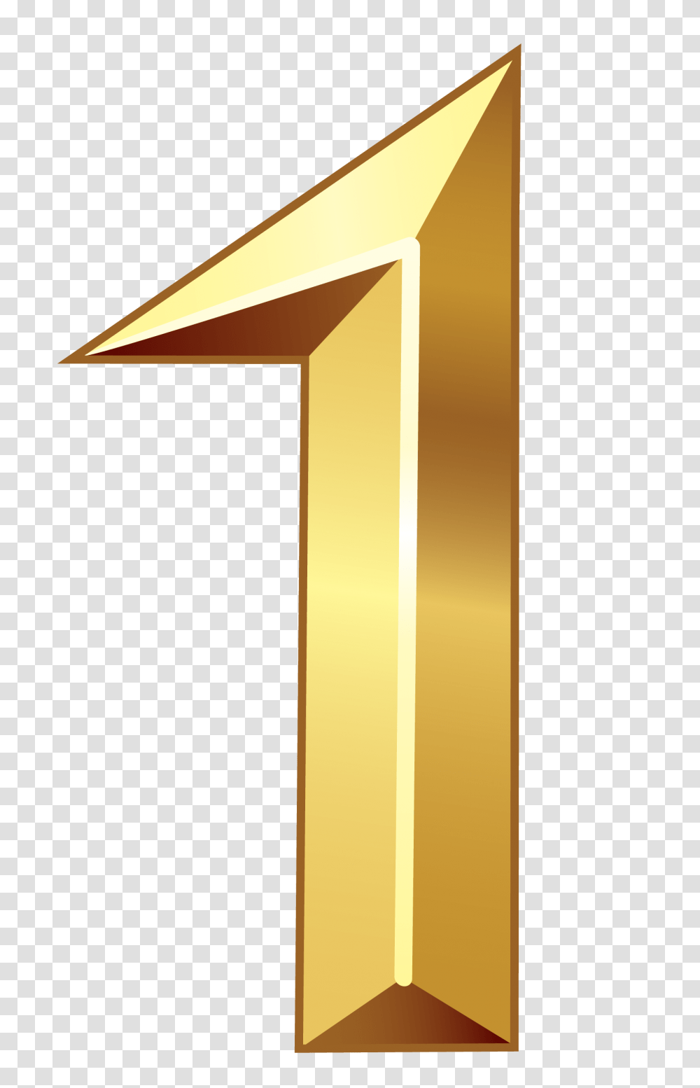 Gold Number One Clipart Transparent Png