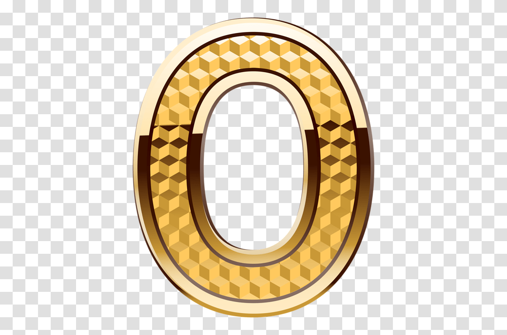 Gold Number Zero Clip Art, Alphabet, Label Transparent Png