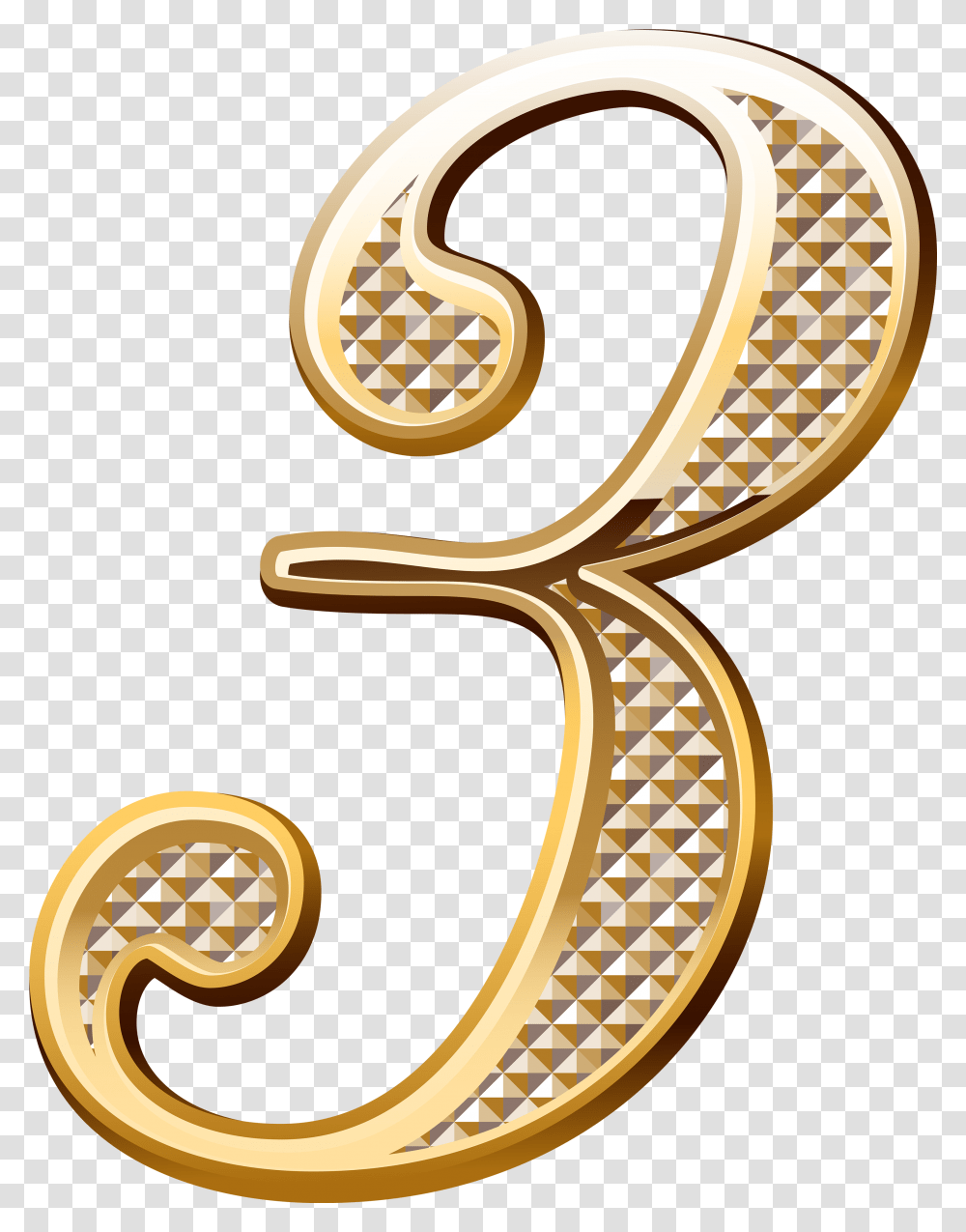 Gold Numbers Gold Deco Numbers, Alphabet Transparent Png