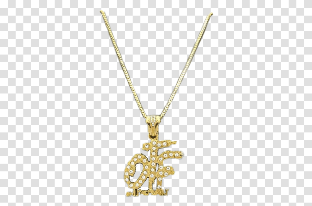 Gold O T F Chain Official Psds Otf Chain, Pendant, Necklace, Jewelry, Accessories Transparent Png