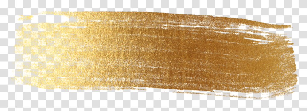 Gold Paint Stroke 0002 Wood, Texture, Rug, Aluminium, Canvas Transparent Png