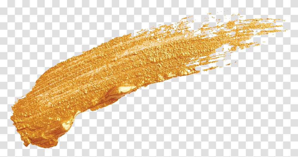 Gold Paint Stroke Tints And Shades, Food, Accessories, Accessory, Bacon Transparent Png