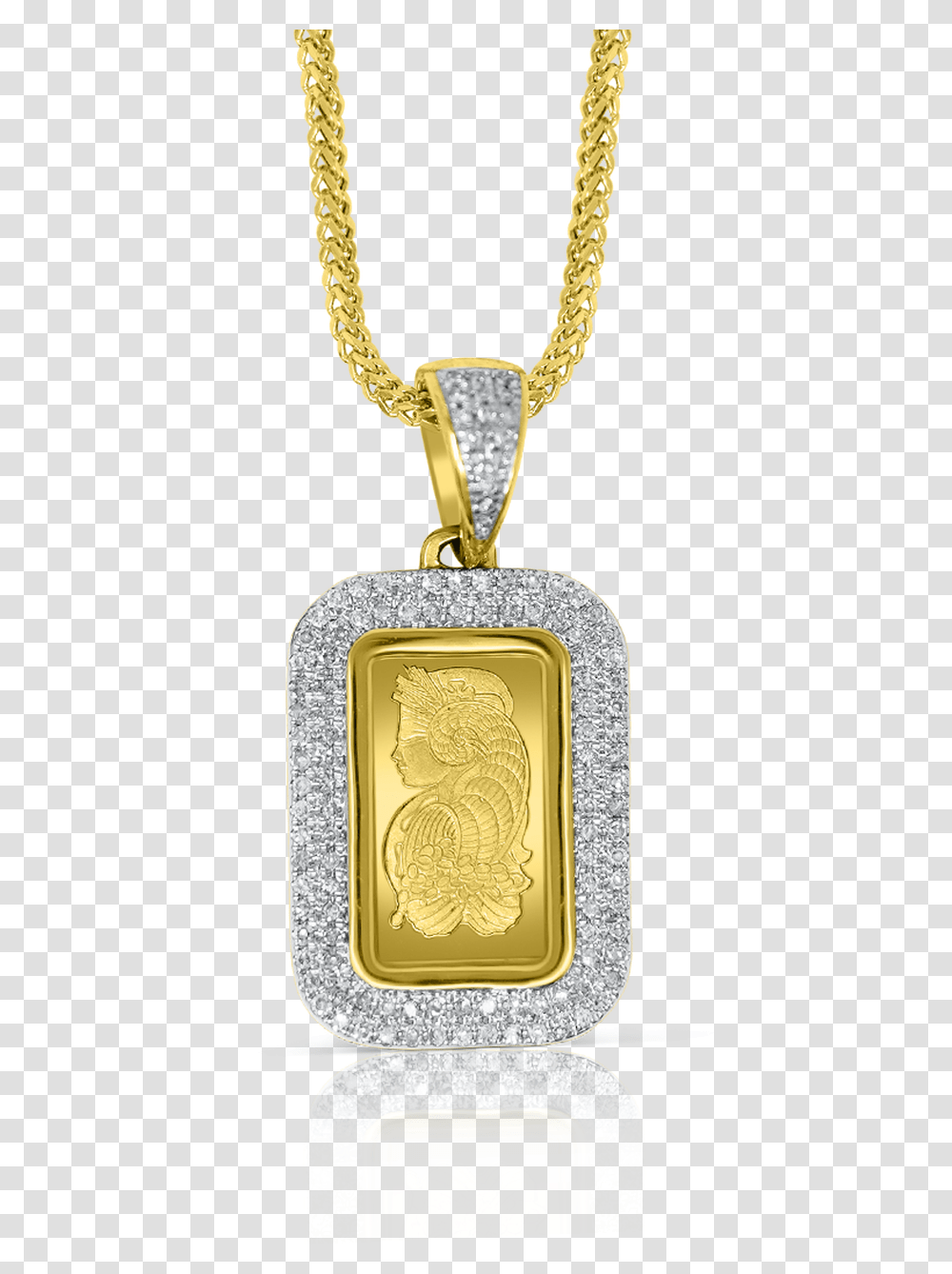 Gold Pamp Suisse Bar Pendant 033ct With Chain Locket, Jewelry, Accessories, Accessory, Bottle Transparent Png