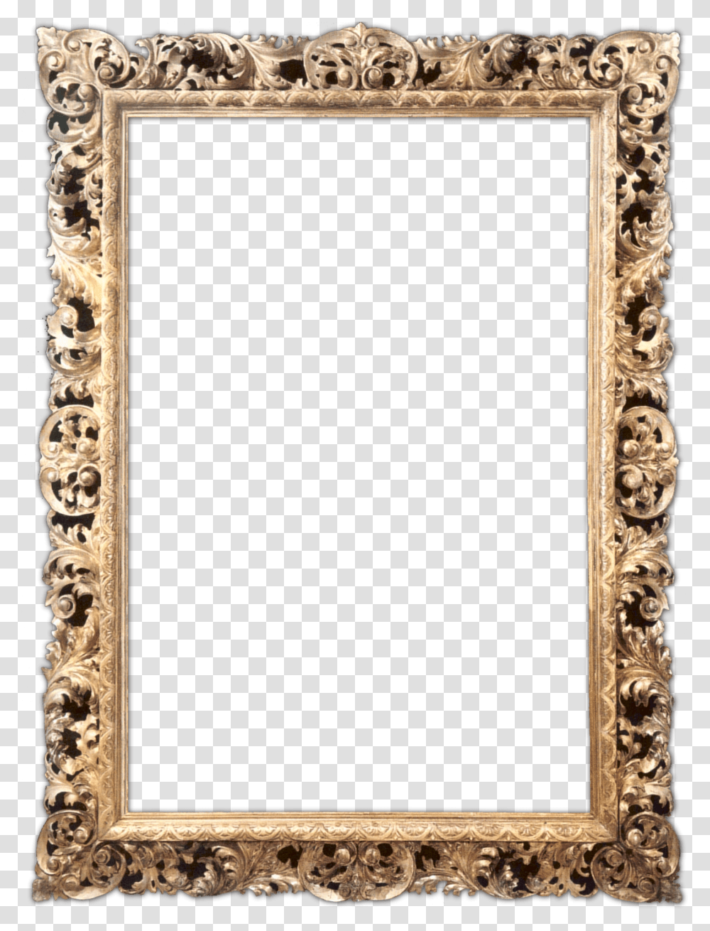 Gold Paper Frames To Print, Rug, Mirror, Architecture, Building Transparent Png