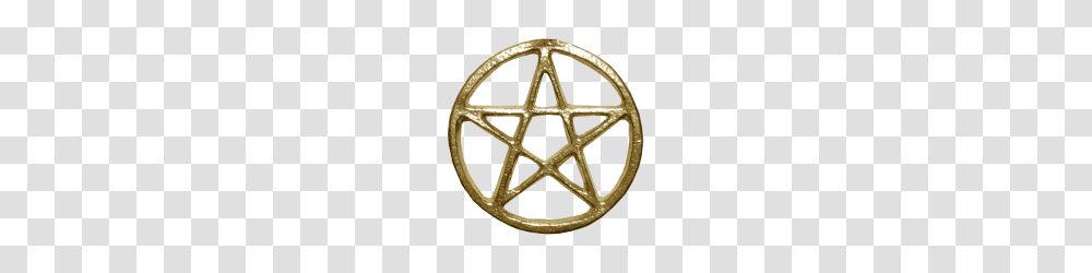 Gold Pentacle, Logo, Trademark, Locket Transparent Png