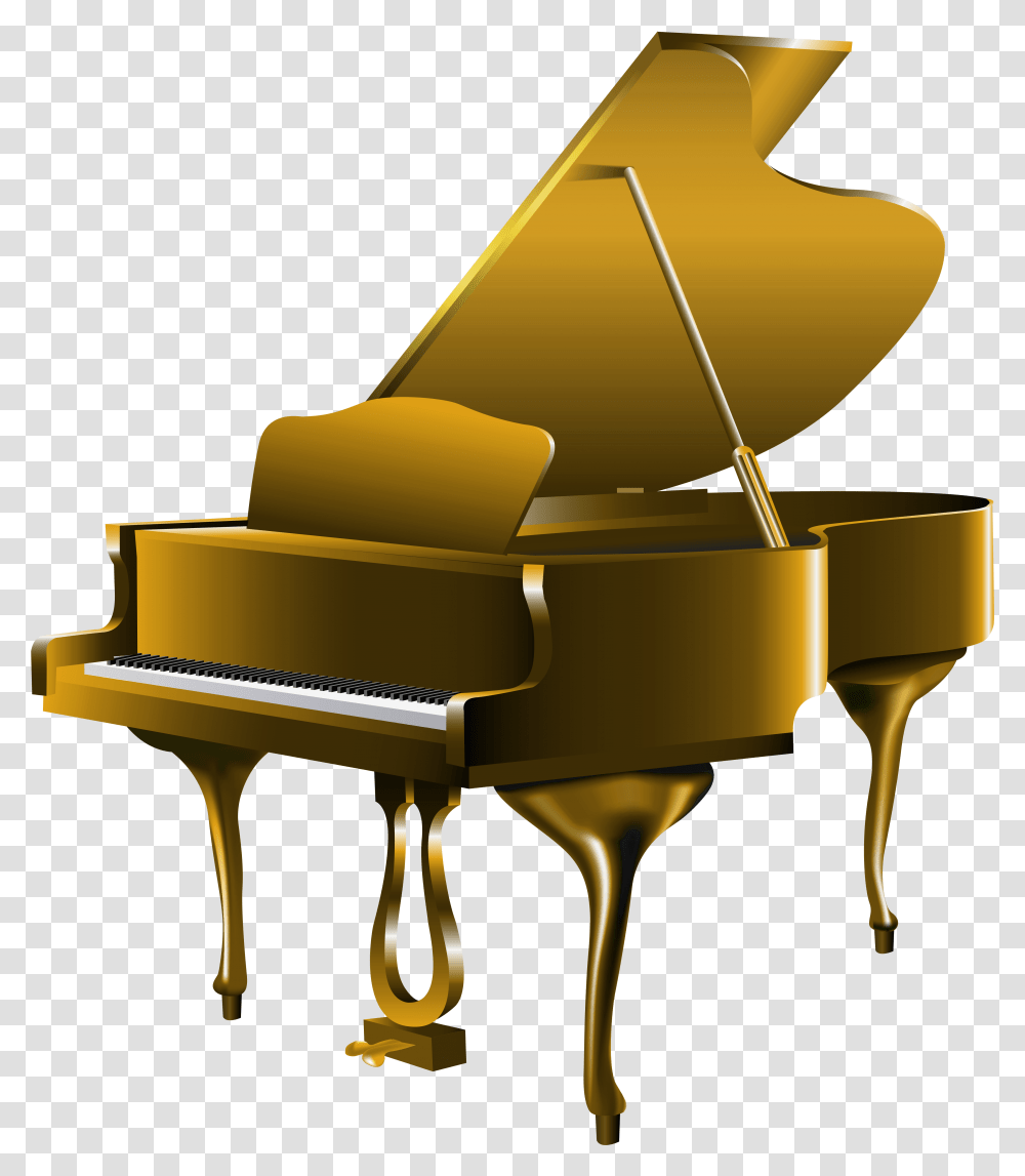 Gold Piano Clipart Piano Clip Art, Grand Piano, Leisure Activities, Musical Instrument, Lamp Transparent Png