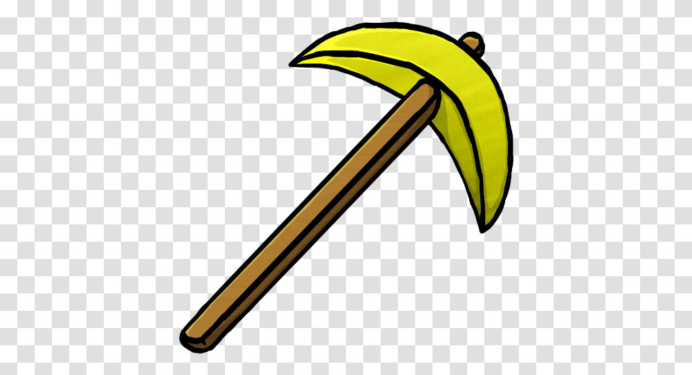 Gold Pickaxe Icon Pickaxe, Tool Transparent Png