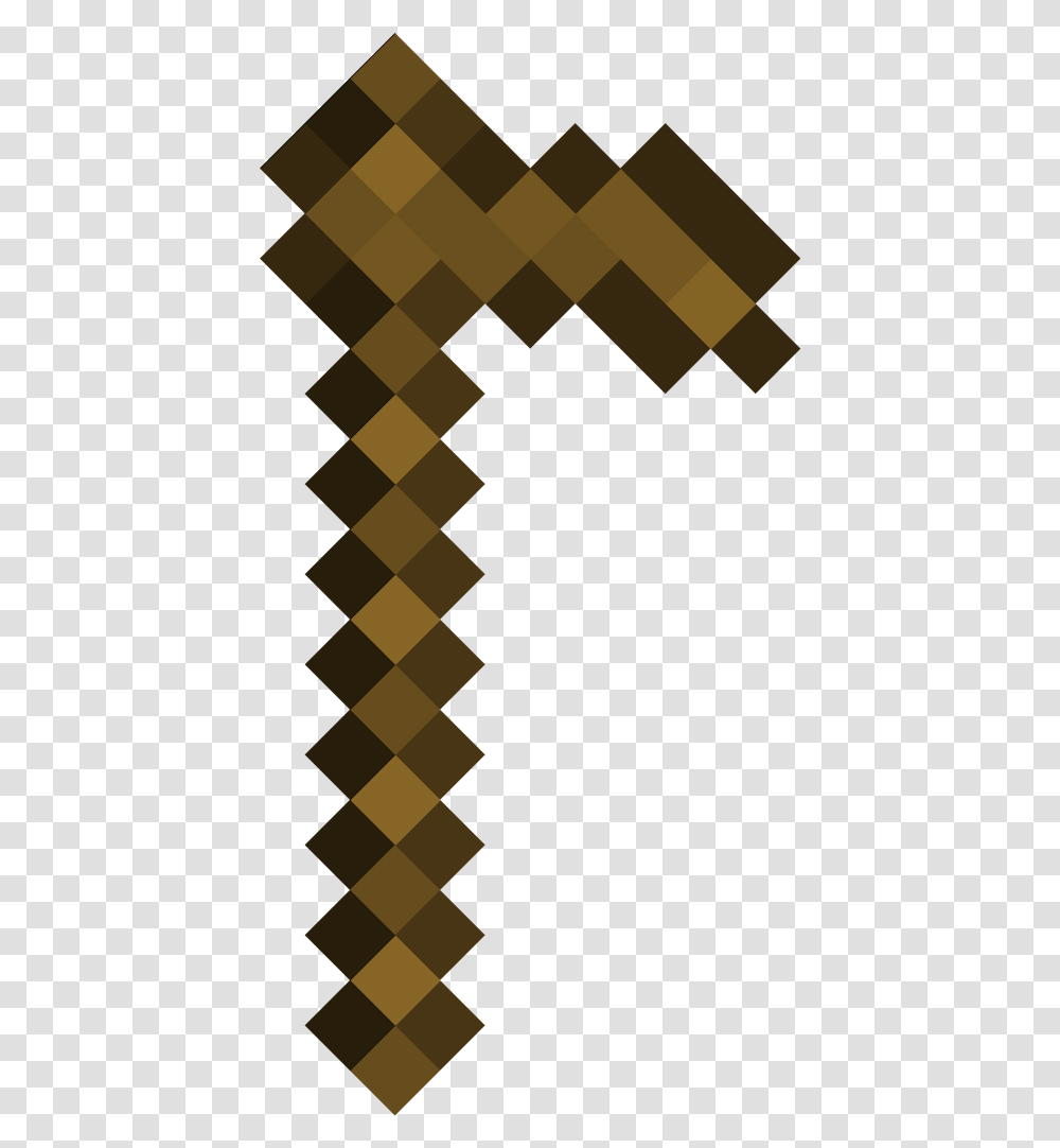 Gold Pickaxe Minecraft, Chess, Game, Texture, Pattern Transparent Png