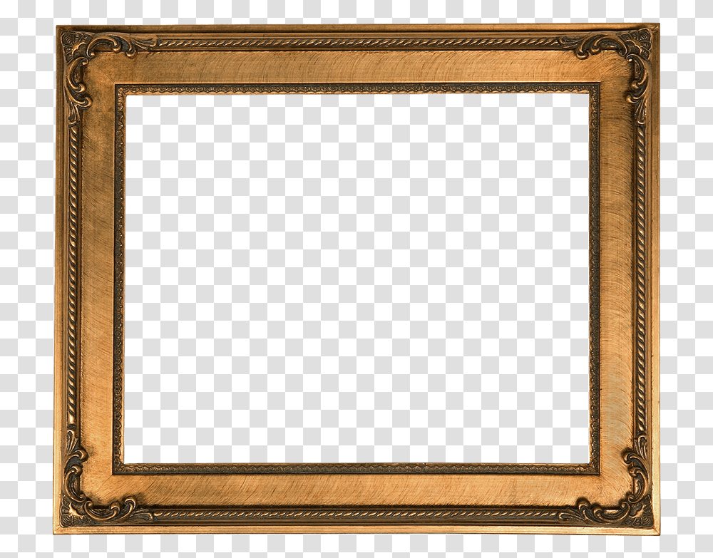 Gold Picture Frame, Blackboard, Rug Transparent Png