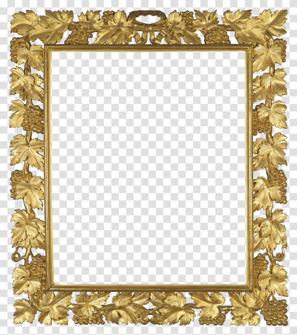 Gold Picture Frames, Mirror, Rug Transparent Png