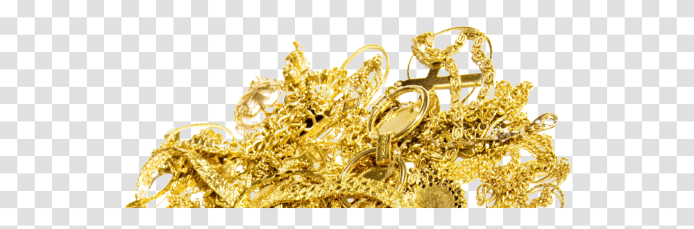 Gold Pile 6 Image Of, Accessories, Accessory, Jewelry, Chandelier Transparent Png