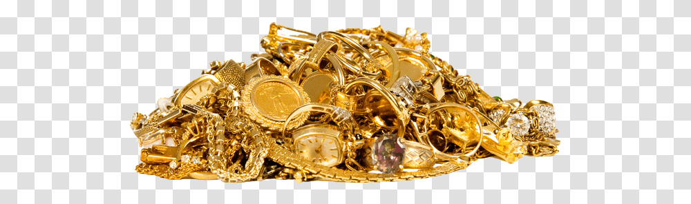 Gold Pile Pile Of Gold Jewelry, Treasure, Ring, Accessories, Accessory Transparent Png