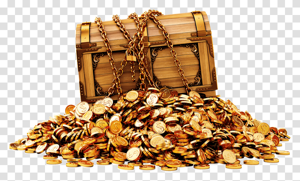 Gold Pile Treasures Transparent Png