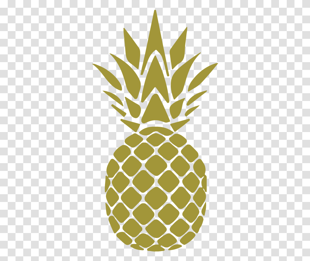 Gold Pineapple Vector, Plant, Fruit, Food, Rug Transparent Png