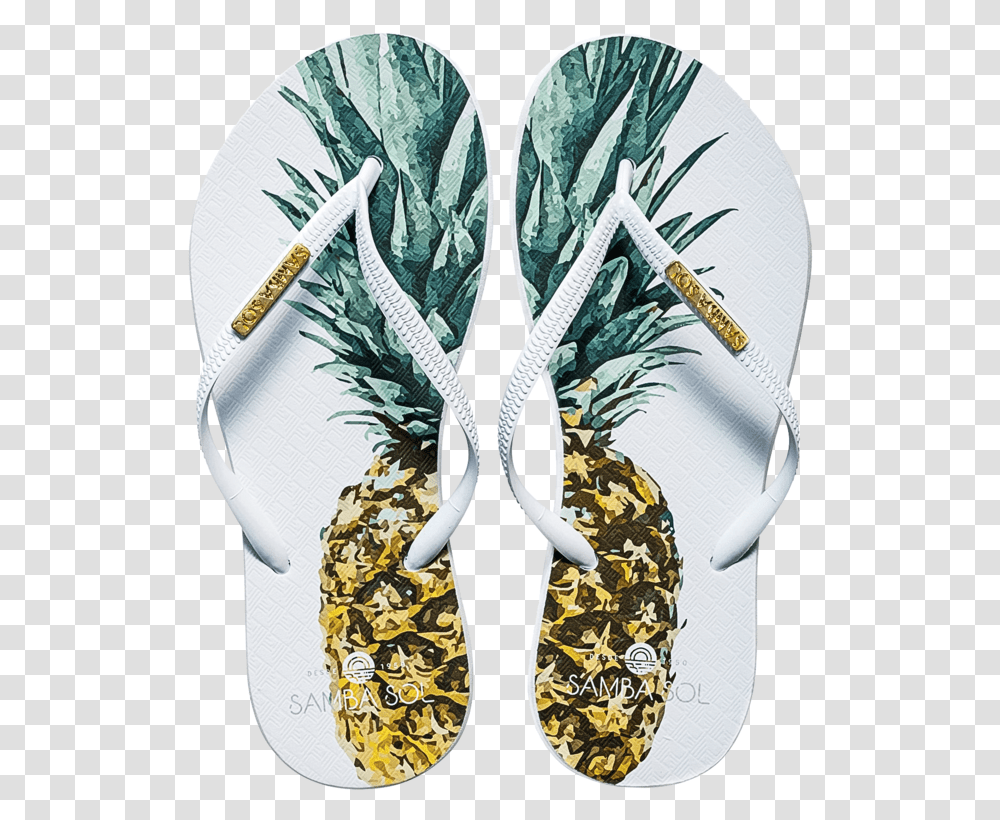 Gold Pineapple Womens Pineapple Flip Flops, Apparel, Footwear, Flip-Flop Transparent Png