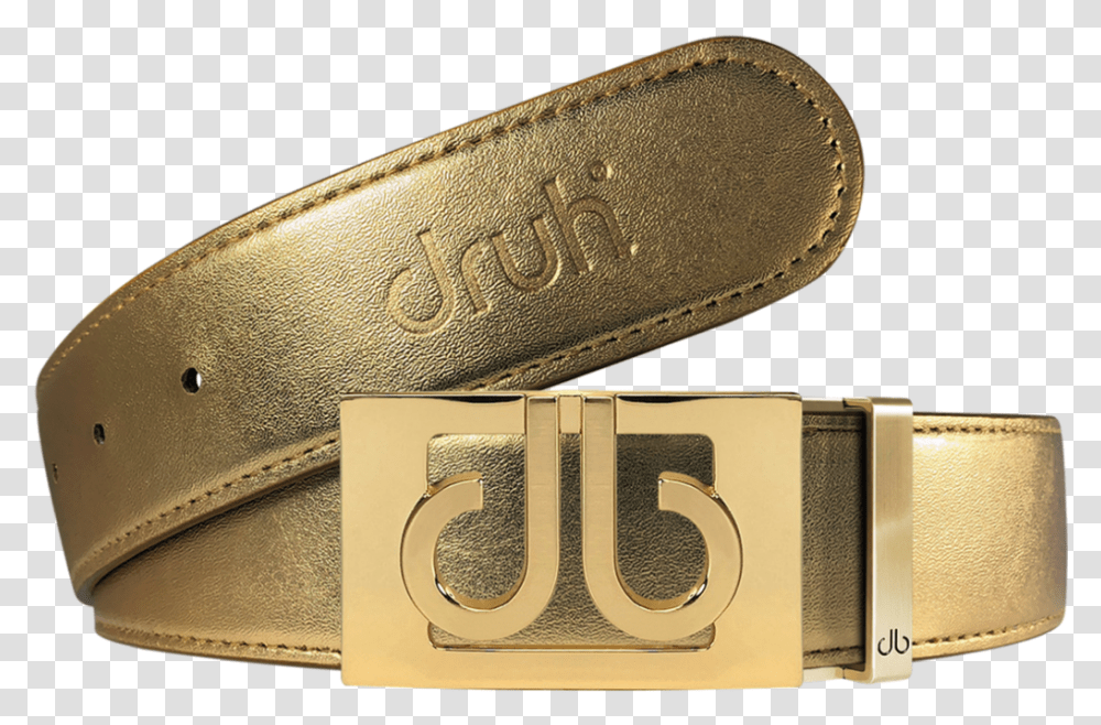 Gold Plain Textured Leather Belt With Gold Thru Buckle Belt, Accessories, Accessory, Knife, Blade Transparent Png
