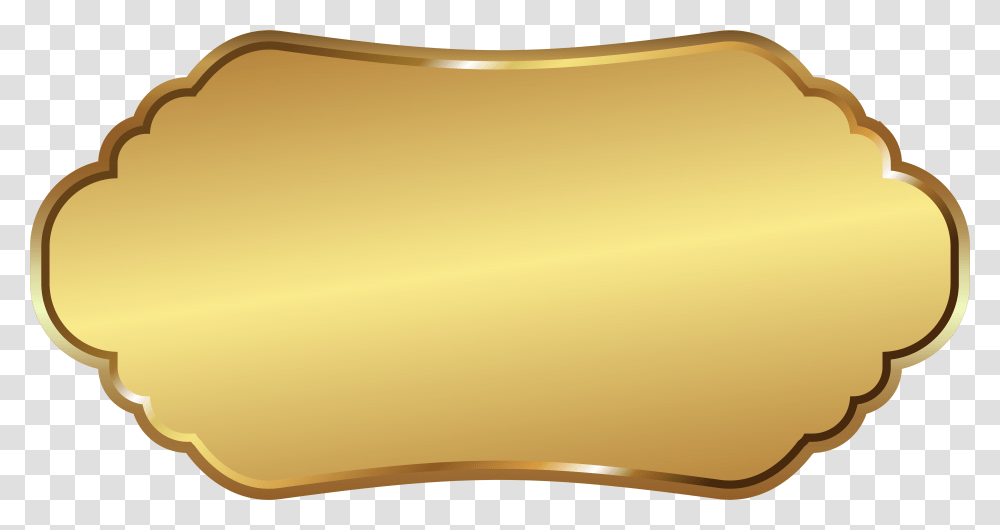 Gold Plate Image Freeuse Gold Name Clipart Scroll Cushion Transparent Png Pngset Com