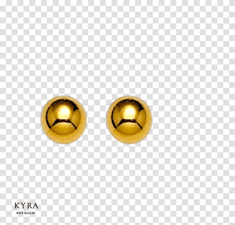 Gold Plated Ball Ear Studs, Accessories, Accessory, Jewelry, Light Transparent Png