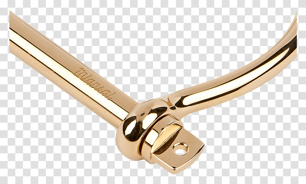 Gold Plated Screw Cuff Wood, Scissors, Blade, Weapon, Weaponry Transparent Png