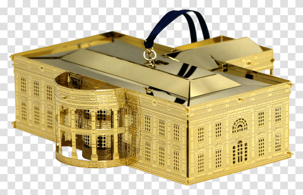 Gold Plated White House, Treasure, Box, Crystal, Rubix Cube Transparent Png
