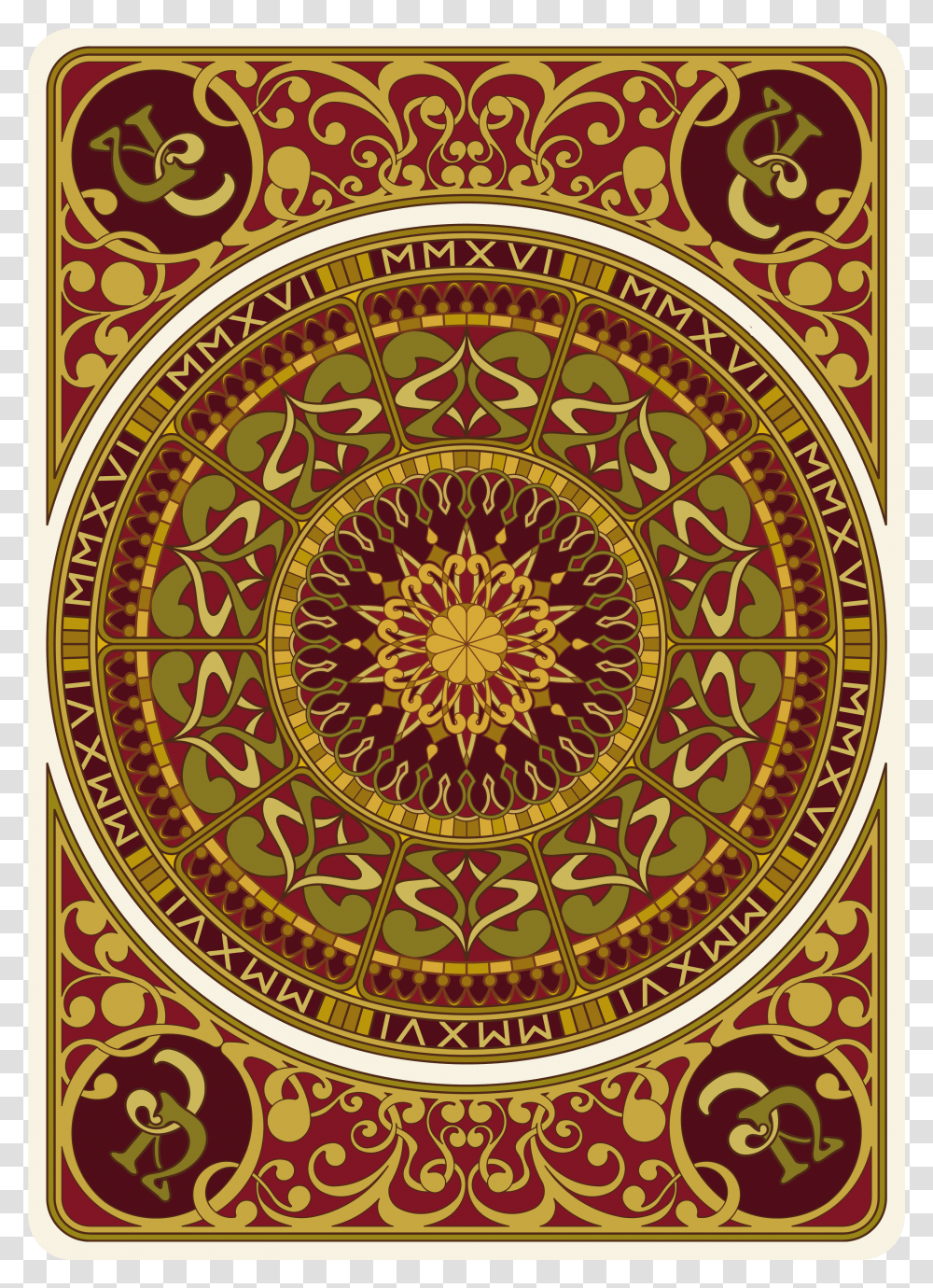 Gold Playing Card Back, Rug, Tapestry, Ornament Transparent Png