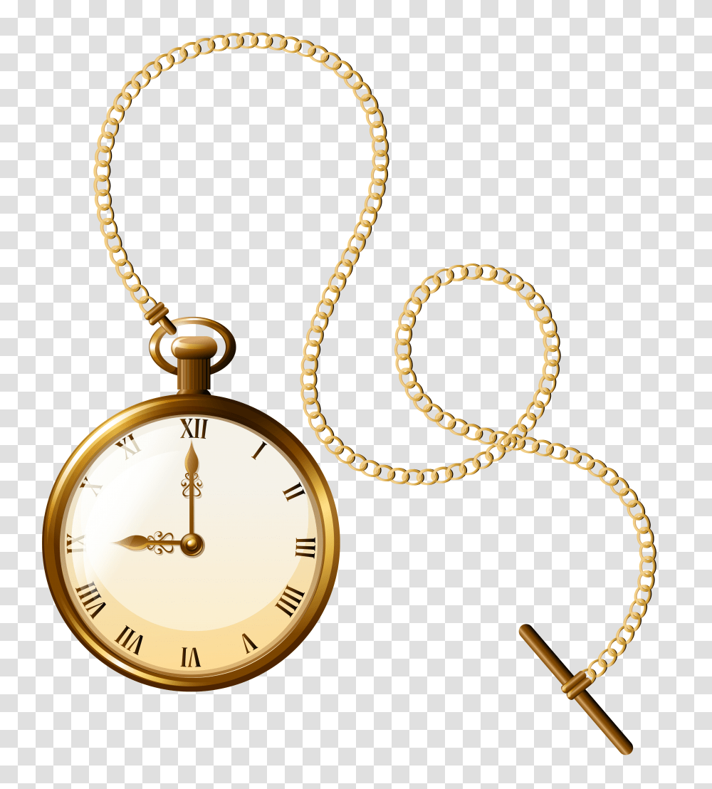 Gold Pocket Watch Clock Clip Art, Stopwatch, Wristwatch Transparent Png