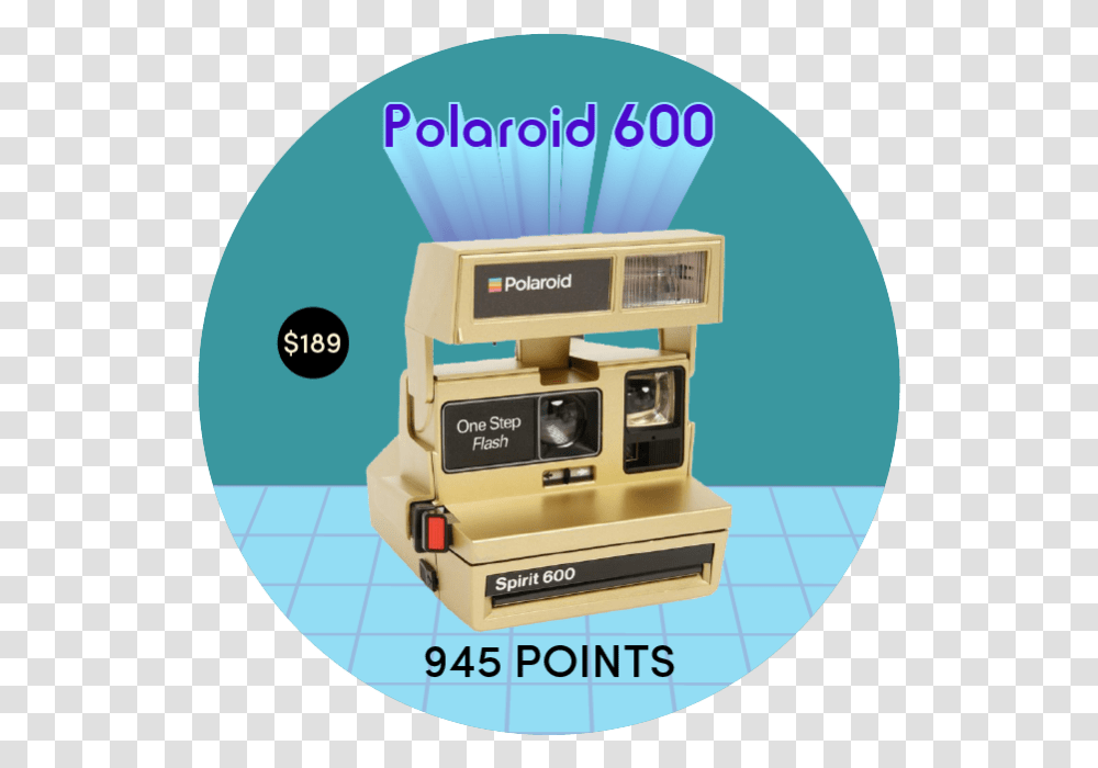 Gold Polaroid Camera, Machine, Robot, Security Transparent Png