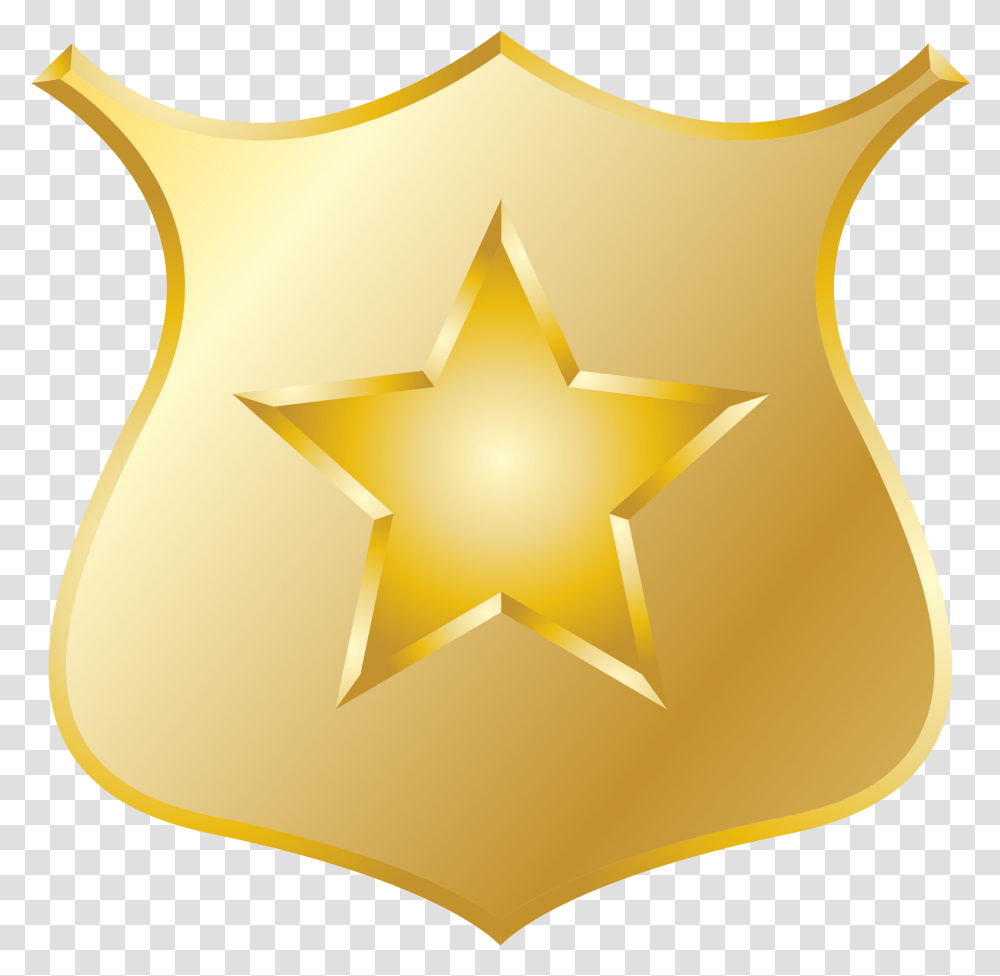 Gold Police Badge Icon 12508 Free Icons And Backgrounds Background Police Badge Clipart, Cross, Symbol, Star Symbol, Lamp Transparent Png