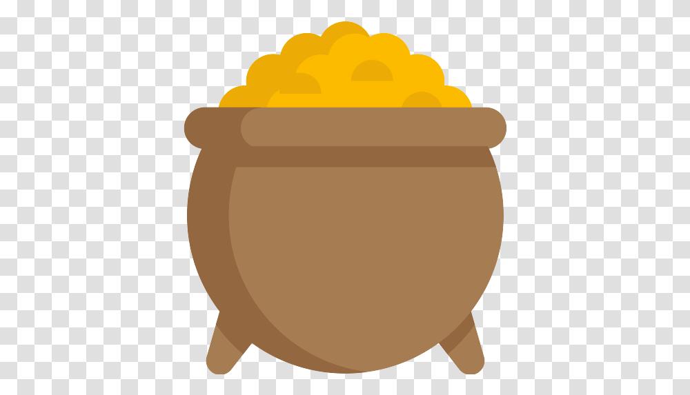 Gold Pot Icon 2 Repo Free Icons Pot Of Gold Vector, Bowl, Plant, Food, Outdoors Transparent Png