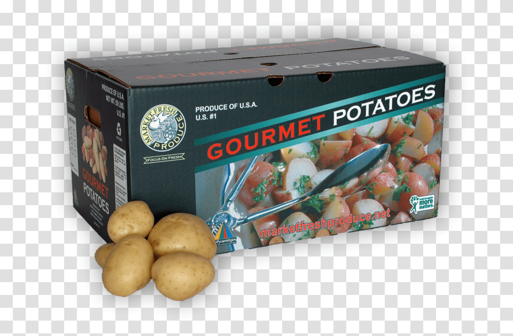 Gold Potatoes No Background Russet Burbank Potato, Plant, Box, Vegetable, Food Transparent Png