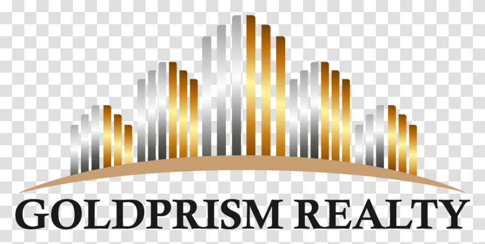Gold Prism Realty Real Estate Solutions Company Real Gold Logo Real Estate, Word, Text, Coil, Spiral Transparent Png