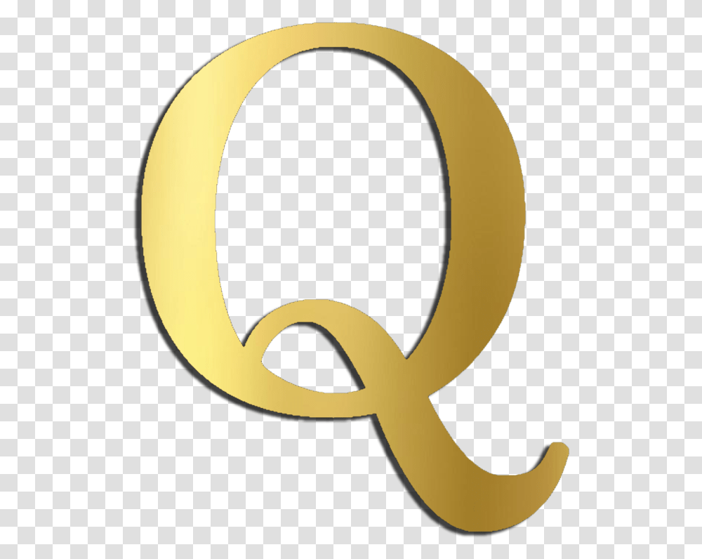 Gold Q Logo Gold Q, Text, Label, Alphabet, Symbol Transparent Png