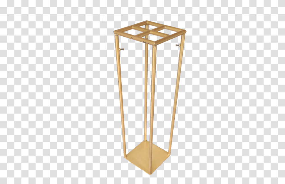 Gold Rectangle Metal Stand - Marble & Co Solid, Arrow, Symbol, Utility Pole, Incense Transparent Png