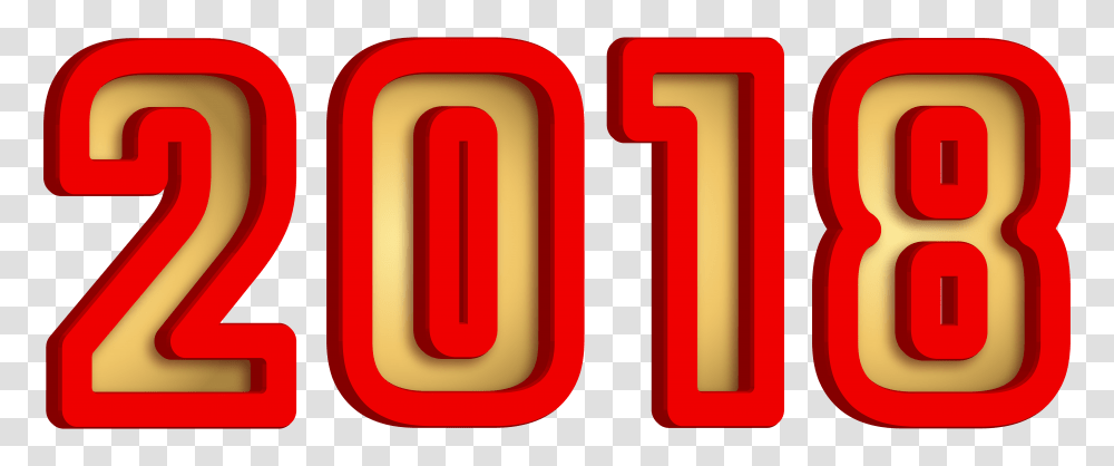 Gold Red Clip, Word, Number Transparent Png