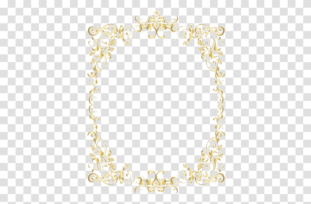 Gold Retro Decorative Frame Background Fancy Border, Oval, Pattern, Lace Transparent Png