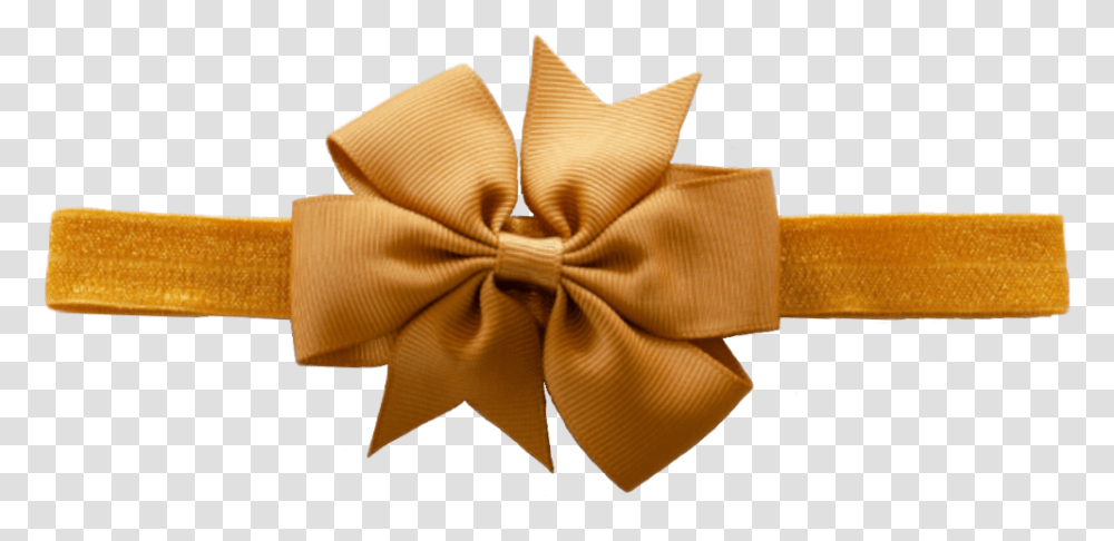 Gold Ribbon Bow Satin, Tie, Accessories, Accessory Transparent Png