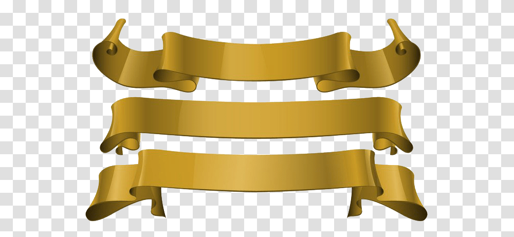 Gold Ribbon Download Image Golden Ribbon Ribbon Vector Free Psd, Couch, Furniture, Belt, Bed Transparent Png