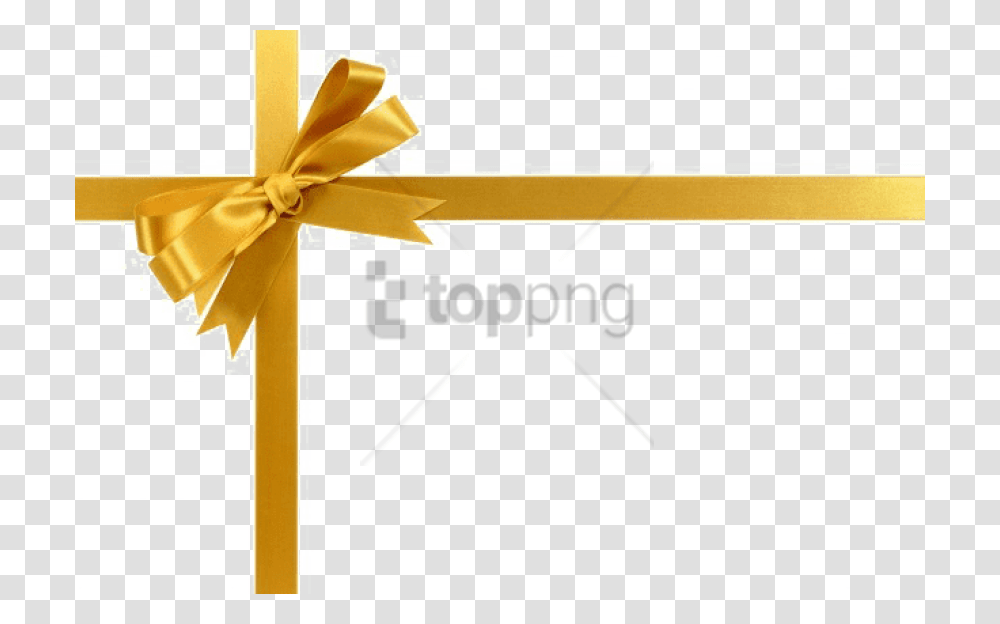 Gold Ribbon, Gift Transparent Png