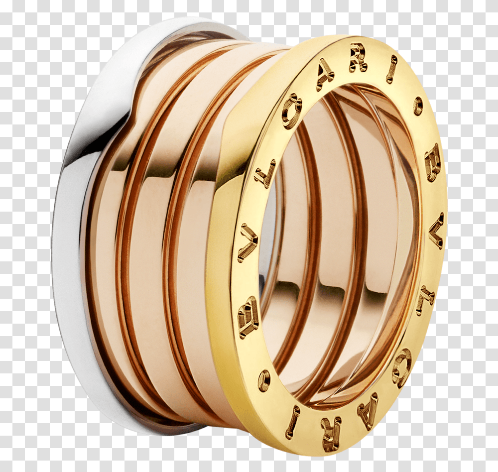 Gold Ring 595 Bulgari B Zero 1 White Yellow, Accessories, Accessory, Jewelry, Bangles Transparent Png