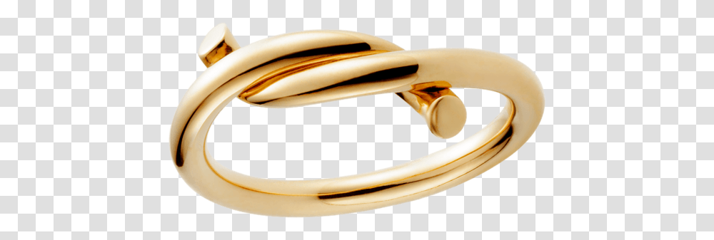 Gold Ring Cartier Les Must Ring, Banana, Fruit, Plant, Food Transparent Png