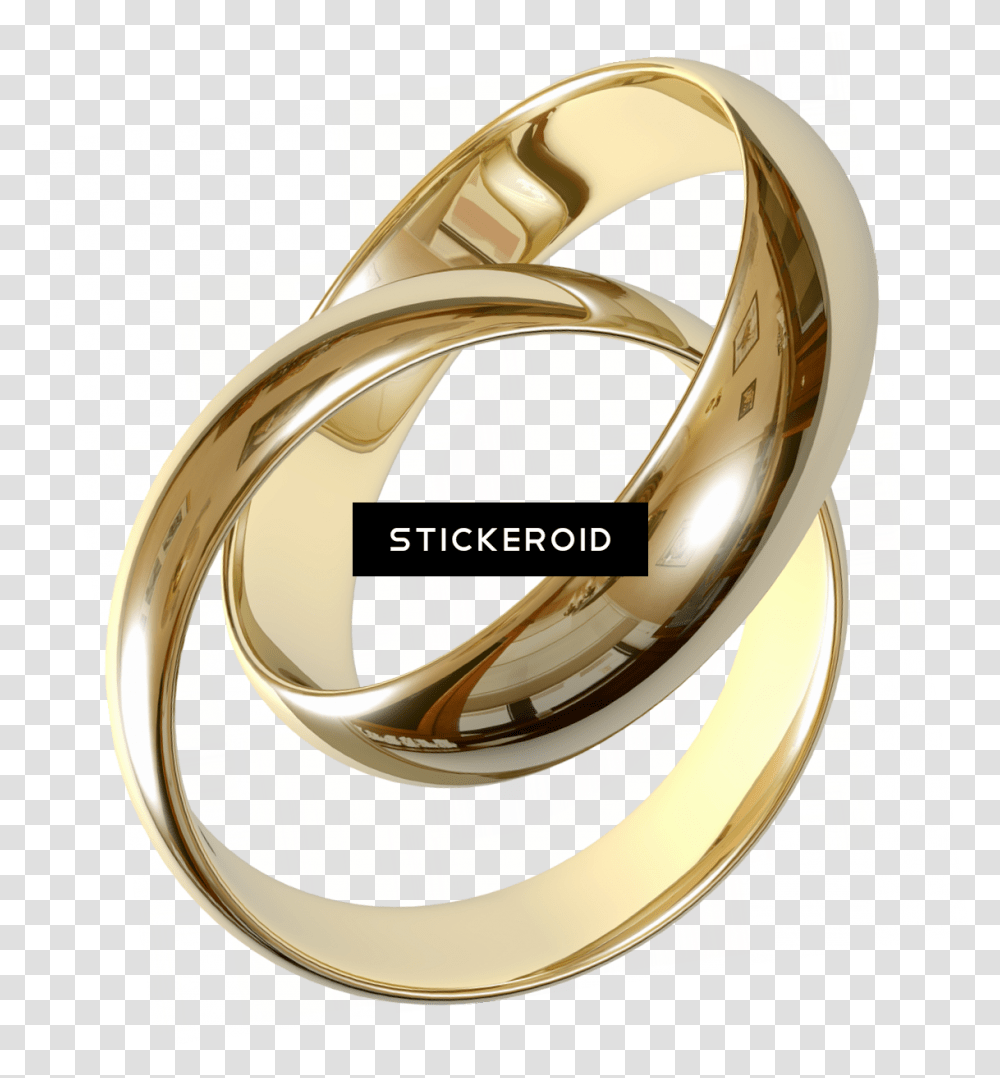 Gold Ring Jewelry Wedding Rings Intertwined Background, Accessories, Accessory Transparent Png
