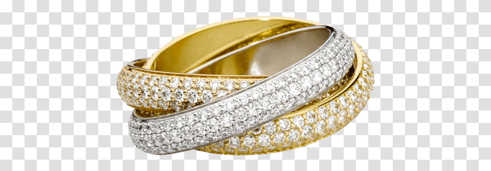 Gold Ring Trinity De Cartier, Jewelry, Accessories, Accessory, Bangles Transparent Png
