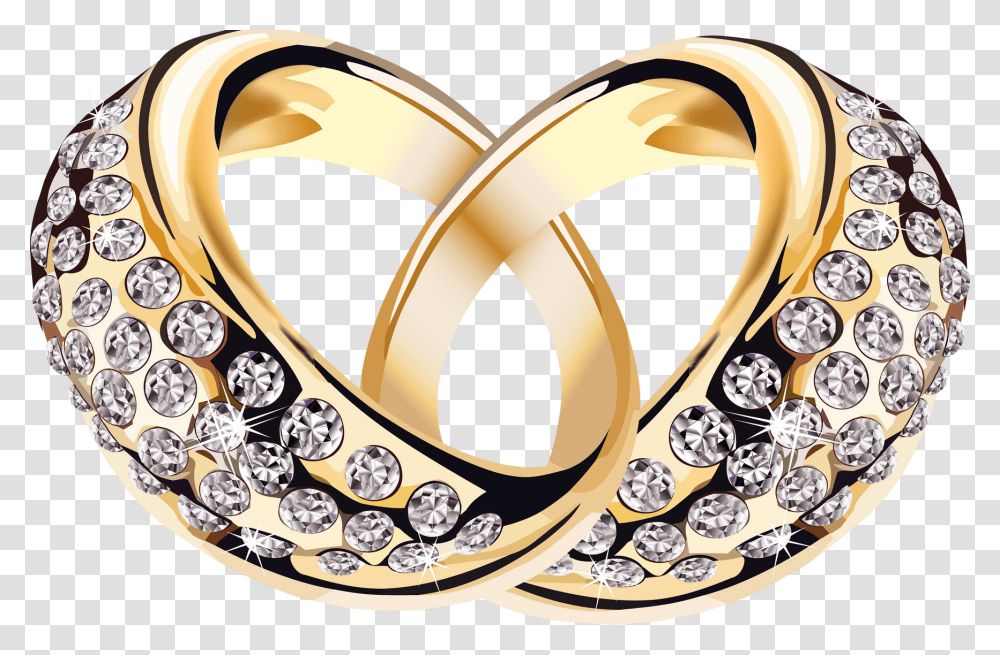 Gold Ring With Diamonds Image, Jewelry, Accessories, Accessory, Treasure Transparent Png