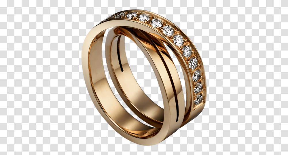 Gold Ring With White Diamonds Clipart Cartier Ring, Jewelry, Accessories, Accessory Transparent Png